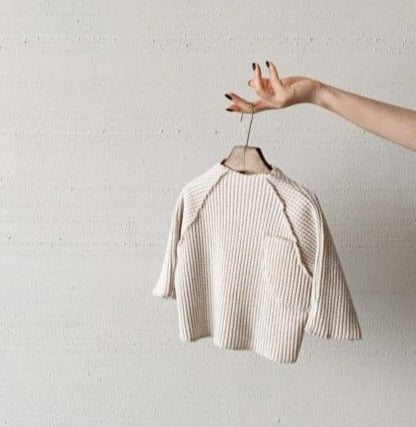 Aspen Waffle Top "MOON"