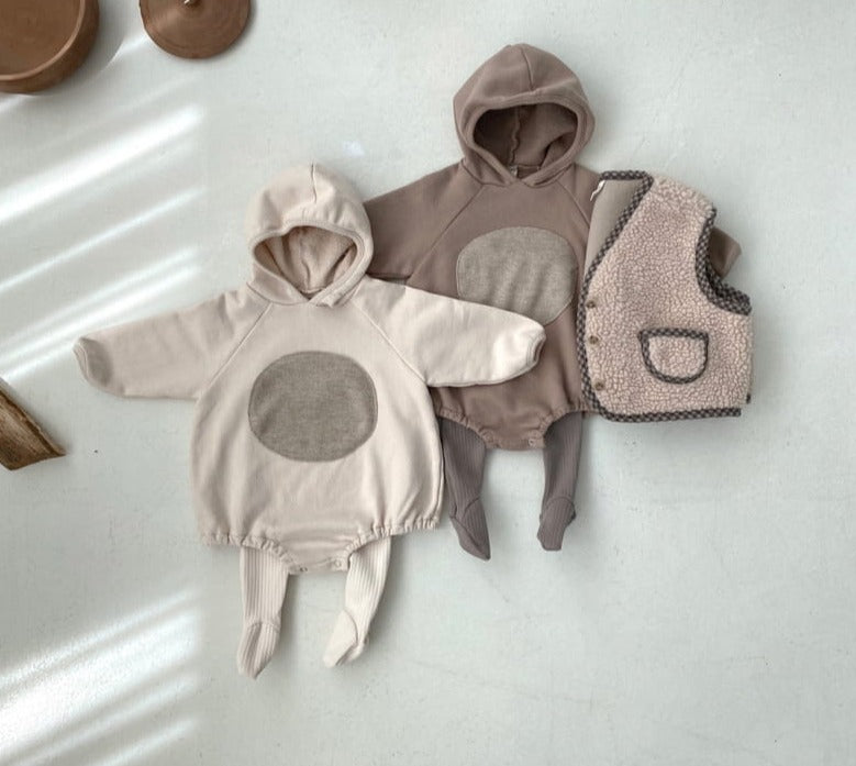 Pebble Hooded Romper