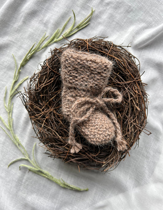 Stormy Knitted Booties 'Coco'